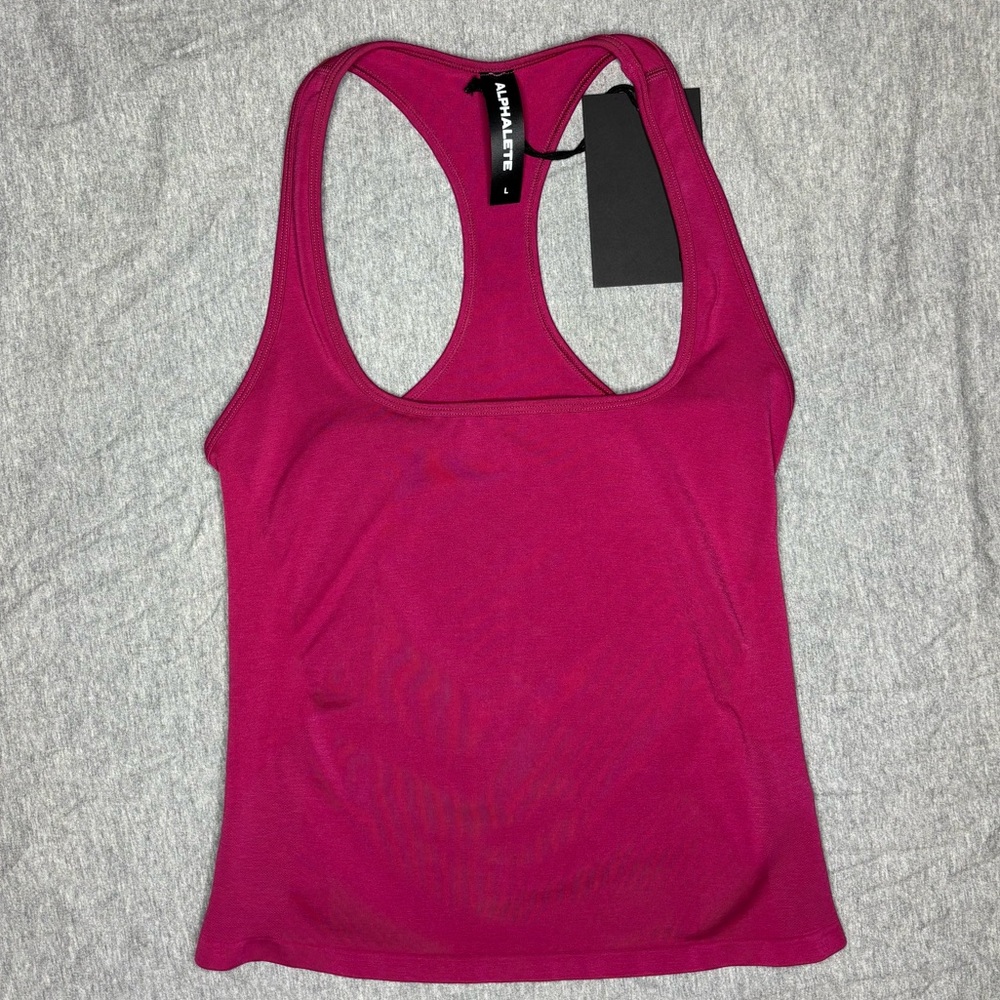 NWT Alphalete Glass Tank - Berry
